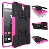 Voor Sony Xperia XA1 Ultra XA2 Ultra Dazzle 2 in 1 Hybride Kickstand Impact Rugged Heavy Duty TPU + PC Shock Proof Cover Case 50pcs