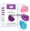 SQY Beauty Mouse Derma Roller 1380 Agujas Dermaroller, 3 en 1 Roller de derma para tratamiento corporal azul/púrpura/rosa