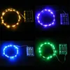 2m 20led Copper Wire Bright LED Strings White / Warm White Blue Yellow Red Green Pink Purple AA battery Christmas String Fairy Lights Holiday Light