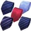 Negócio dos homens tie145 * 8 cm 22 Cores Stripe tie Ocupacional jacquard Seta Gravata Gravata dos homens para o Dia dos Pais Presente de Natal Livre Fedex TN