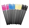 Dhgate VIP-verkoper wegwerp wimper borstel mascara stok applicator make-up cosmetische tool roze blauw geel zwarte kleur