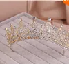 Redclear Düğün Gelin Kristal Tiara Taç Prenses Kraliçe Pageant Prom Rhinestone Peçe Tiara Kafa Kafası Düğün Saç Aksesuar 3453653