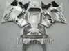 Gratis Anpassa Fairing Kit för Honda Injection Golding CBR900RR Fairings 954 2002 2003 CBR 900RR Vit Silver Repsol Set CBR954 02 03 YR54