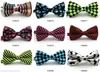 50 sztuk Unisex Neck Bowtie Bow Tie Regulowany Bow Tie Wysokiej Jakości Klamry regulacji Metalu Opcjonalny wielootykowy