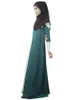 중동 이슬람 두바이 이슬람 Abaya 복장 여성을위한 터키 의류 전통 이슬람 여성 긴 드레스 Robe Musulmane Vestidos Longos