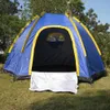 Wholesale-防水六角形の大きなキャンプハイキングのテント屋外ベースキャンプブルーピクニックビーチ