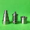 Whole Universal Gr2 Titanium Nail Male and Female 1620mm 2IN14IN16IN1 domeless titanium nail Ti Nail for wax dab glass bong2753455