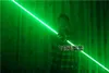 Бесплатная доставка мини-зеленый лазерный меч двойного направления для лазерного шоу человека 532nm 200 мВт двуглавый лазер с широким лучом