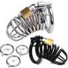 Chastity Male Chastity Cage Devices Steel Cock Penis Restraints Anti-masturbation Gear Fetish Sex Toys Product For Men 2 Color 3 Sizs A1