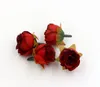 Gorąca wyprzedaż ! 500 sztuk 7-kolorowy herbata róża głowa sztuczny kwiat dekorowanie kwiatów (ZA81)