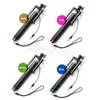 Nieuwe Audiokabel Geïntegreerde Monopod Wired Selfie Stick Extendable Handheld Ingebouwde sluiterclip voor iOS iPhone Android Smart Phone 150 goedkoop