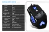 Souris de jeu professionnelle 5500 DPI 7 boutons LED souris filaire USB optique pour ordinateur Pro Gamer X3 souris DHL gratuit