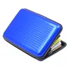 アルミクレジットカード財布ケースカードホルダー、銀行カードケース財布ブラック（10色利用可能）送料無料