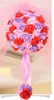 11 pouces de mariage en soie Pomander Kissing Balls boules de fleurs décorer fleurs fleur artificielle pour la décoration de marché de jardin de mariage