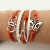 NEUE DIY Infinity One direction Leder Cute Charm Armband Seil Mix Style Brand New Gute Qualität