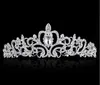 Birdal Crowns Nya Headbands Hair Bands Headpieces Bridal Bröllop Smycken Tillbehör Silverkristaller Rhinestone Pearls HT06