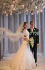 2015 New Sexy A Line Appliques Lace Wedding Dresses Long Sleeves Floor-Length Bridal Gowns Vestidos De Noiva QS44