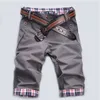 Groothandel- modeontwerper Casual plaid interf mannen bijgesneden Jean broek mannen voor leisure broek mannen broek multi-kleuren zonder