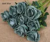 Silk rose Artificial Flowers Real like Rose Flowers Home decorations for Wedding Party Birthday room 8colors for choose HR009