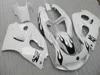 Anpassa Fairing Kit för SUZUKI GSXR600 GSXR750 1996 1997 1998 1999 2000 GSX-R 600 750 96-00 Vit Svarta Bodywork Fairings Set GB9