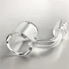 3mm Gruby XL Quartz Banger Paznokci z płaskim Top 10mm 14mm 18mm Mężczyzna Kobieta Domy Gwoździe kwarcowe do szkła Palenie Bong Wody