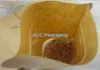 DHL 20x30cm (7.9x11.8") крафт-бумага с прозрачным окном Встаньте упаковочный пакет сумка для хранения пищевых продуктов кофе закрывающийся мешок замка молнии
