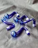 Free shipping wholesalers new S mini blue glass pot, glass Hookah / glass bong accessories, stained glass
