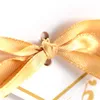 Ribbon Wedding Candy Paper Box Creative Golden Silver Ribbon Wedding Favours Party Gift Candy Paper Box 10 Pcs Boxes Candies Favou266P