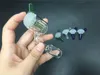 high quality Quartz Thermal Banger Mushroom glass Carb Cap Glass Nail 2IN1 Carb Cap With Thick Quartz Nail Banger for Bongs Water Pipe