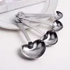 wedding return gifts Metal Heart Shaped Measuring Spoons for bridal shower party giveaways 50set lot wholes2180334