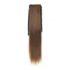 Women long straight hair ponytails pony tail hair extensions 35CM45CM55CM70CM9182963