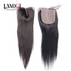 Brazilian Straight Silk Base Closures Malaysian Peruvian Indian Cambodian Virgin Human Hair Lace Closure Middle3 Way Part Cl8240875