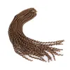 Богиня замки вязание крючком косы волосы 18 дюймов 24strand / PCs Faux Locs оплетки наращивание волос синтетические плетеные волосы боится