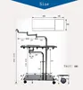عالمي قابل للتعديل الكمبيوتر المكتبي السرير الجدول ديلوكس lapdesk قوس السرير السرير جبل حامل للطي الجدول