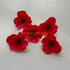 7C available Artificial silk Poppy Flower Heads for DIY decorative garland accessory wedding party headware