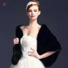 Importation de haute qualité mariée Wrap manteau manteau fourrure de renard Boleros haussements d'épaules en fausse fourrure régulière volé Capes pour la fête de mariage livraison gratuite LD1059