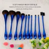 10 pièces/ensemble professionnel maquillage du visage brosse ensemble femme cosmétique fard à paupières fond de teint pour les lèvres maquillage brosses ensemble offre spéciale pas cher