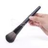 Svart / brunt handtag 18st Professionella makeupborstar Set Cosmetic Brush Set Kit Tool + Roll up Case DHL