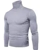 Wysokiej Jakości Casual Sweter Sweter Swetry Moda Jesień Zima Dzianie Z Długim Rękawem Turtle Neck Knitwear Swetry Multi-Color M-XXL T170730