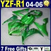 Fit voor Yamaha R1 2004 2005 2006 Fairing Kit Groene Injectie Mold Road Motorcycle YZFR1 2004 2005 2006 YZF R1 Backings V9W6 Bodykits