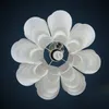 DIY Modern Lotus Plastic Pendant Lamp/ Living Room Suspension Hanging Light Bedroom Small size Plastic Corrider Balcony Pendant Lamp