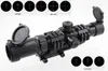 ANS Tactical 1.5-4X30 Optical Tri-illuminated Red/Green/Blue CQB Riflescope with Locking Turrets MIL DOT or Arrow or 3/4 Circle Reticle Type