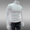 Masculino Casual Moda Camisola Mens Hight Qualidade Knit Sweater Knit Turtleneck Collar Outerwear