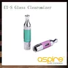 Aspire ETS BVC Vetro Clearomizer ET-S BDC Glassomizer 3ml Aspire ETS Atomizzatore con BVC BDC Bobine Testa