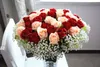 silk rose flower wedding decorative and home kitchen room decoration cheap good quality free shipping SF0212