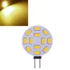 新しい強力なG4 AC12V/ DC10-30V 12 SMD 5730 LEDライトカーボートソップライトウォームピュアホワイト＃50378