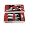 Pedicure Manicure Set Nail Clippers Cleaner Cuticle Grooming case 10pcs manicure kit nail polish Cleaner Kit Case