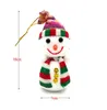 15*7cm Christmas snowman toy doll Small Snowman With Colorful For Chrismas Decoration Cute Christmas Tree Hang Decorations middle size CS015