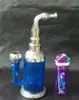 Kostenloser Großhandelsversand ----- 2015 neuer Acryl-Wasserfilter für Shisha / Bong, Pfeife / Tabak mit doppeltem Verwendungszweck, 14 # Glas-S-Topf, zufällige Farbe