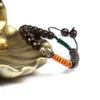 Мода ювелирные изделия Оптовая 10 шт./лот натуральный деревянный бисер Тибетский унисекс Дзи глаз йога медитация этническая макраме браслет